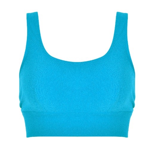 Naturana Badmode Damen türkis unwattierter bikini bh