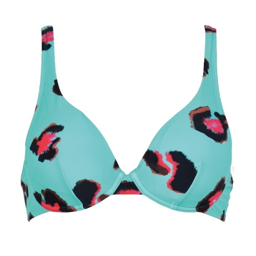 Naturana Badmode  aqua unwattierter bikini bh