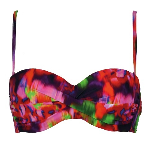 Naturana Badmode Damen blau/grün gemoldefer bikini bh