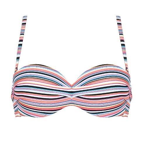 Naturana Badmode Damen weiß/schwarz gemoldefer bikini bh