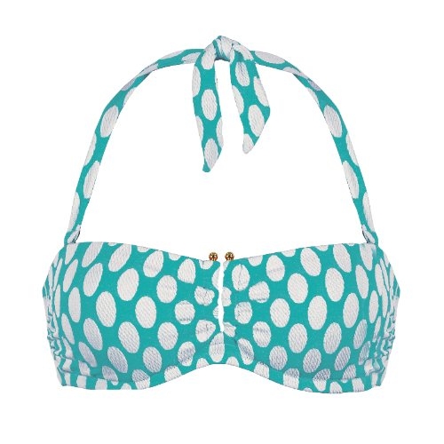 Naturana Badmode Damen grün gemoldefer bikini bh