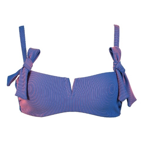 Naturana Badmode Damen blau/pink gemoldefer bikini bh