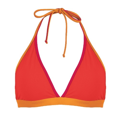Naturana Badmode Damen rot gemoldefer bikini bh