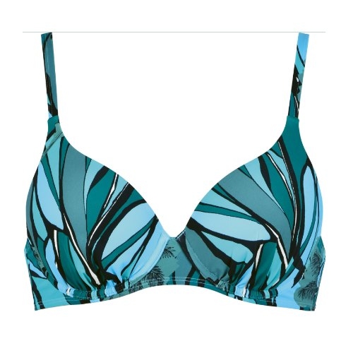 Naturana Badmode  grün vorgeformter bh