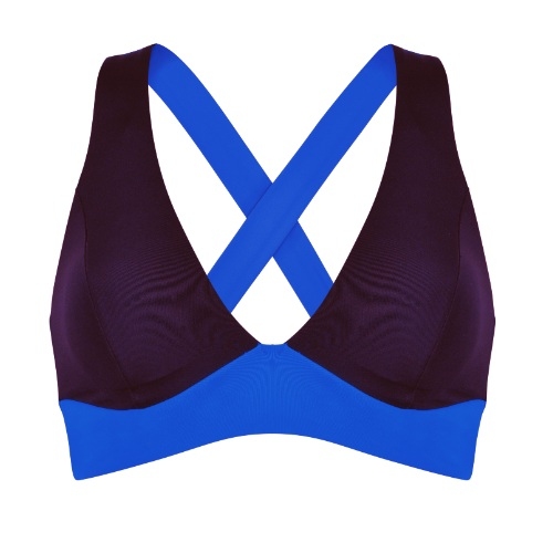 Naturana Badmode  schwarz gemoldefer bikini bh