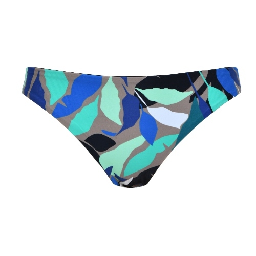 Naturana Badmode Damen schwarz/khaki bikini slip