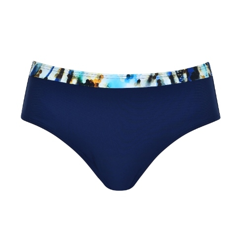 Naturana Badmode Damen blau bikini slip