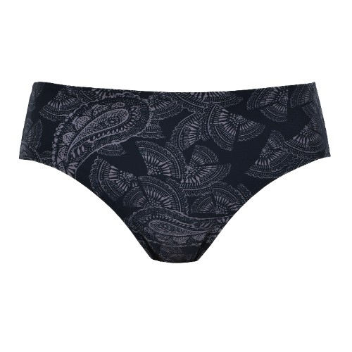 Naturana Badmode Damen schwarz/braun bikini slip