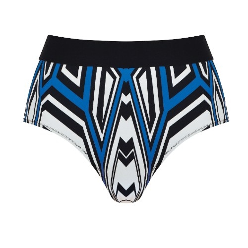 Naturana Badmode  schwarz/mehrfarbig bikini slip