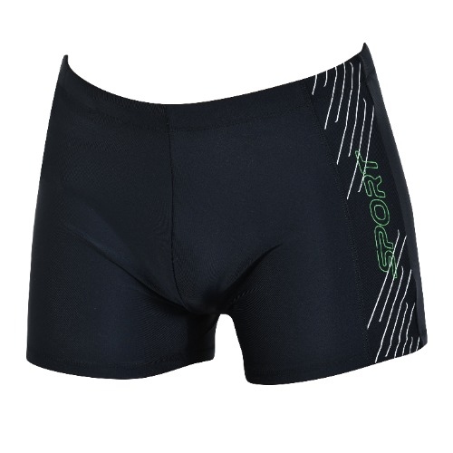 Naturana Badmode Herren schwarz/grün schwimmboxer