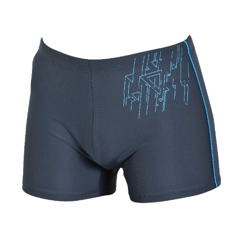 Naturana Badmode Herren grau/blau schwimmboxer