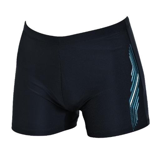 Naturana Badmode Herren schwarz/blau schwimmboxer