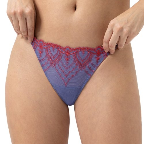 Mey Mysterious blau/rot string