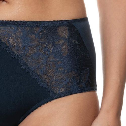 Mey Lingerie Luxurious navy-blau hoher slip