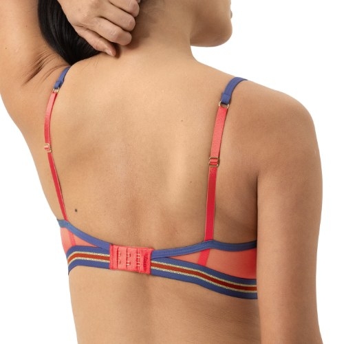 Mey Lingerie Poetry Sheer blau/rot ohne bügel bh