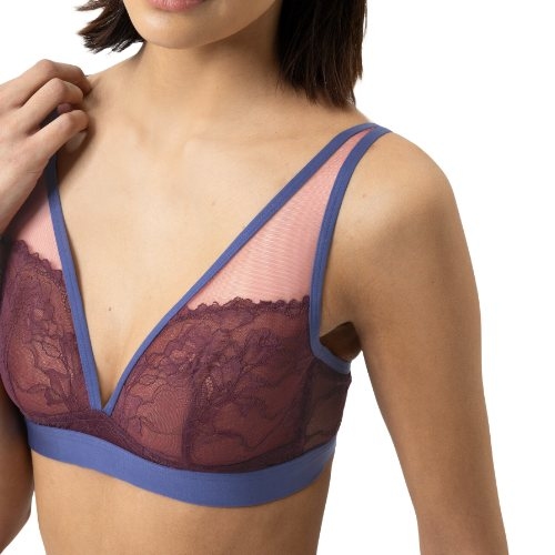 Mey Lingerie Poetry Style blau/rot ohne bügel bh