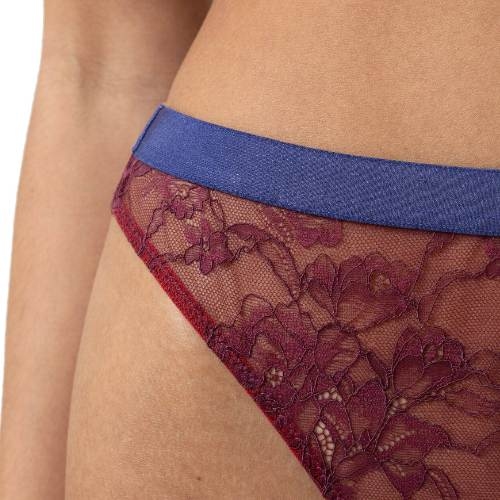 Mey Lingerie Poetry Style blau/rot string