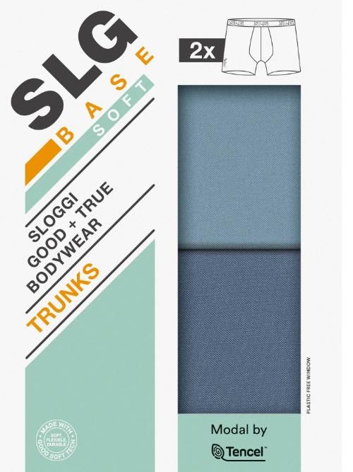 Sloggi Men SLG Base Soft blau modal trunk