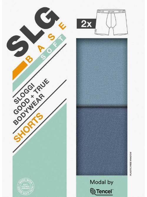 Sloggi Men SLG Base Soft blau modal boxershort