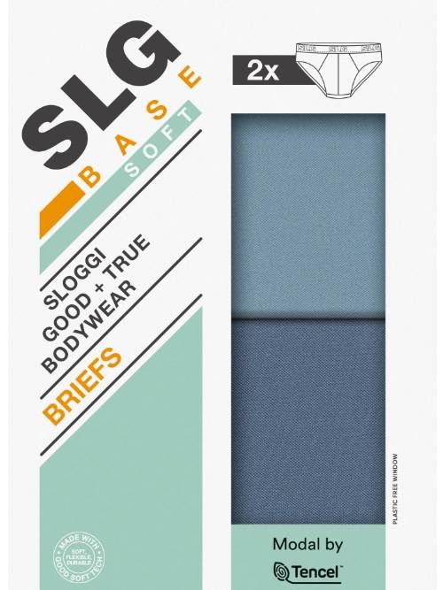 Sloggi Men SLG Base Soft blau männer slip