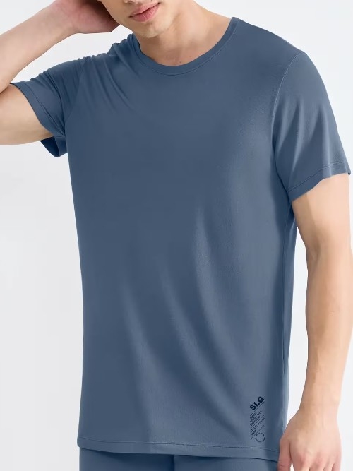 Sloggi Men SLG Base Soft blau shirt