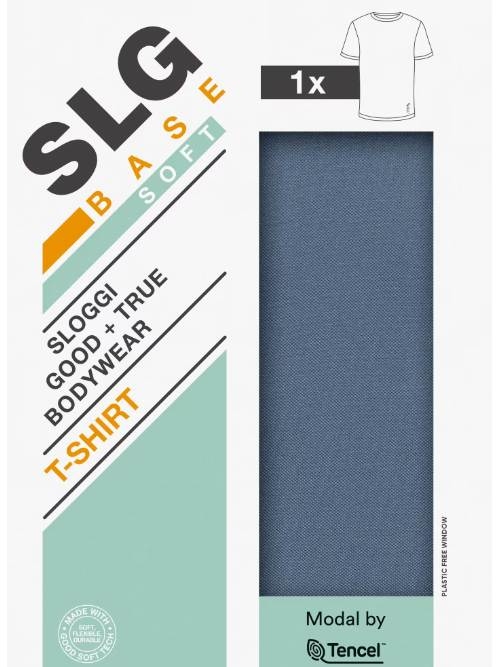 Sloggi Men SLG Base Soft blau shirt