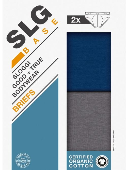 Sloggi Men SLG Base grau/blau männer slip