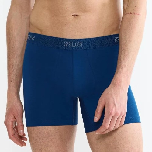 Sloggi Men SLG Base grau/blau baumwoll-boxershort