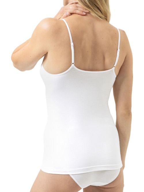 Mey Lingerie Modal Lace weiß spaghetti top