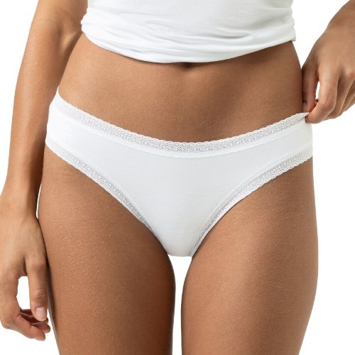 Mey Lingerie Modal Lace weiß hipster