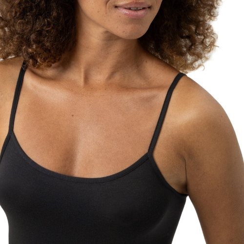 Mey Lingerie Modal Pure schwarz spaghetti top