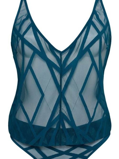 Marlies Dekkers sample Illusionist petrol korselett