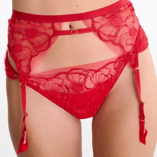 Lisca Miracle rot strumpfhalter