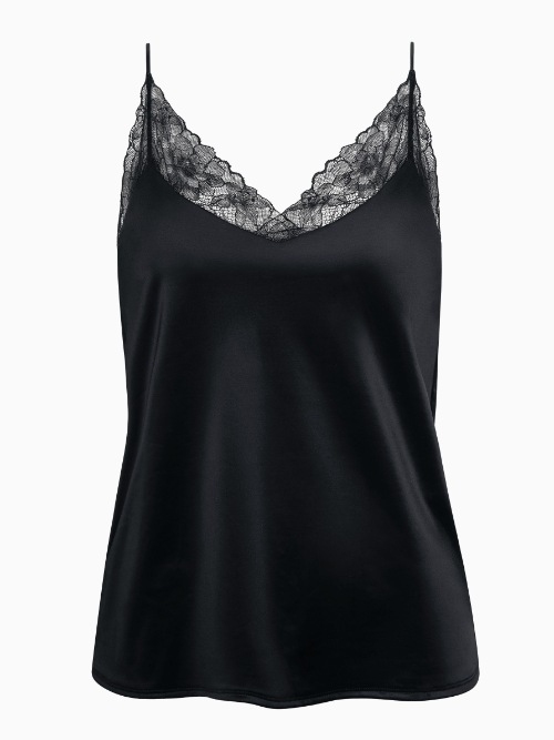 Lisca Destiny schwarz spaghetti top