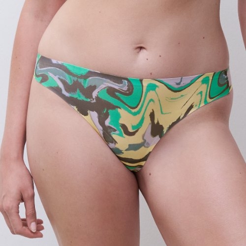 Chantelle SoftStretch grün/print string