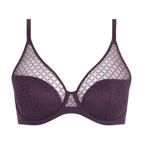 Chantelle Norah Chic aubergine nicht geformter bh