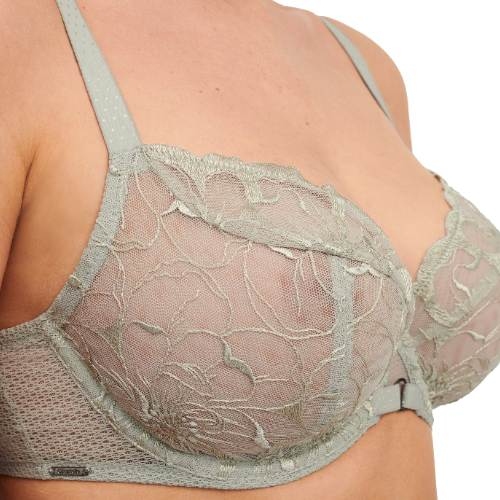 Chantelle Fleurs grün nicht geformter bh