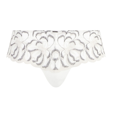 Chantelle Fleurs weiß/schwarz hipster