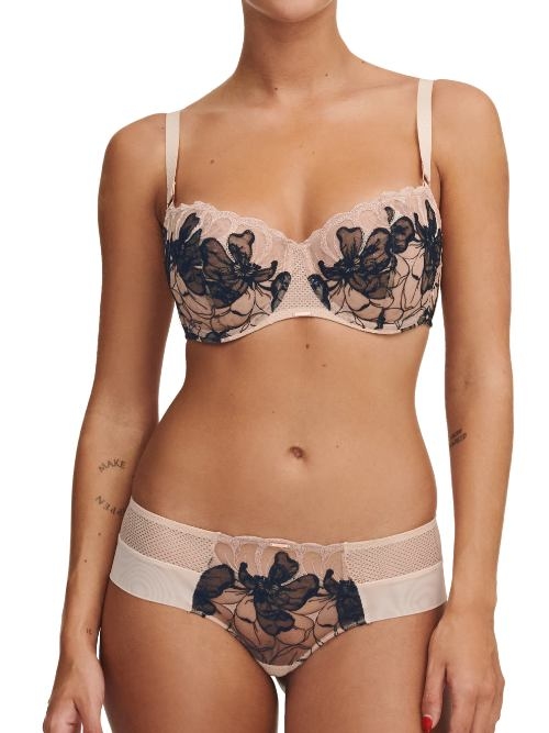 Chantelle Fleurs Signature beige nicht geformter bh