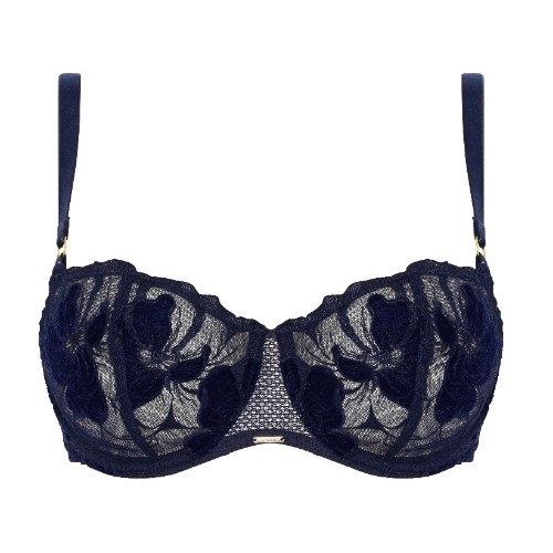 Chantelle Fleurs Signature navy-blau vorgeformter bh