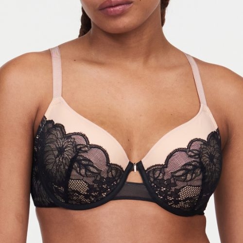 Chantelle Midnight Flowers schwarz vorgeformter bh