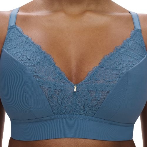 Chantelle Orangerie Dream jeans blau ohne bügel bh