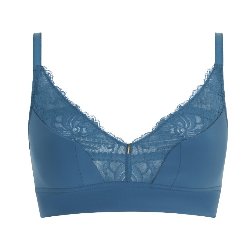Chantelle Orangerie Dream jeans blau ohne bügel bh