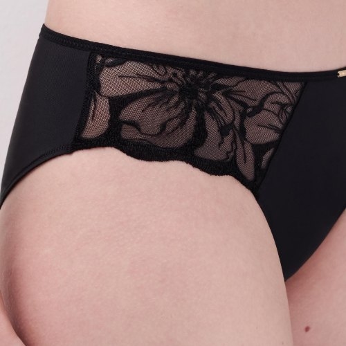 Chantelle Fleurs schwarz slip