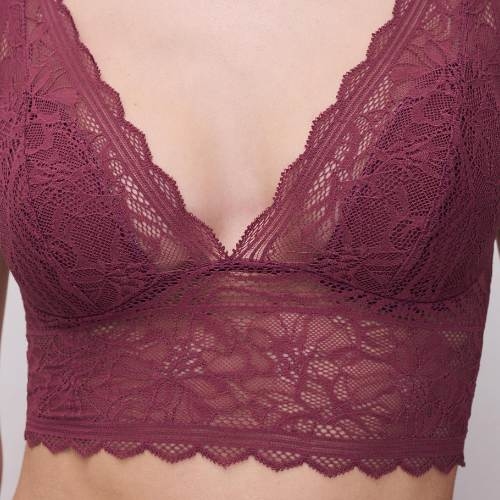 Chantelle Floral Touch violett ohne bügel bh