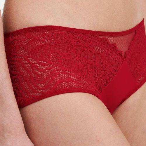 Chantelle Floral Touch scarlet red hipster