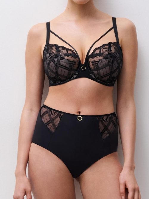 Chantelle Graphic Support schwarz hoher slip