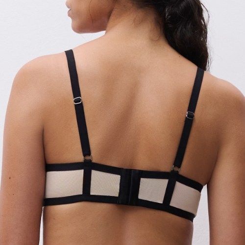 Chantelle Lush schwarz/pink vorgeformter bh