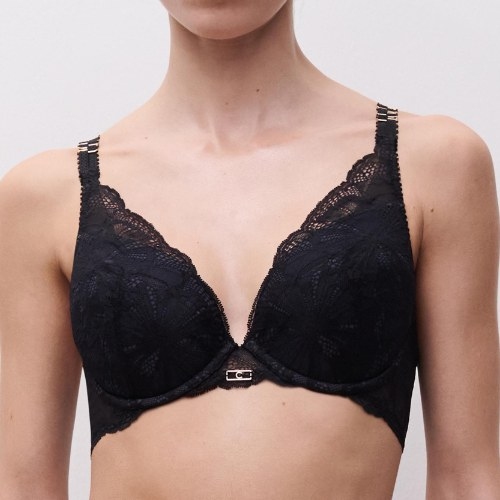 Chantelle Muse schwarz push up bh