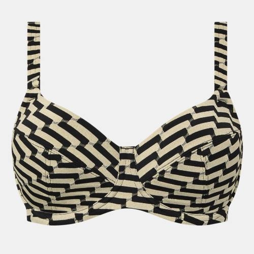 Femilet Badmode Santosa schwarz/gold unwattierter bikini bh